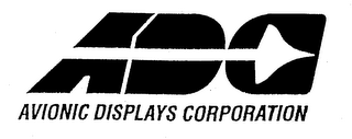 ADC AVIONIC DISPLAYS CORPORATION logo