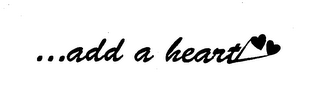 ...ADD A HEART logo