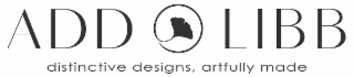 ADD LIBB DISTINCTIVE DESIGNS, ARTFULLY MADE logo