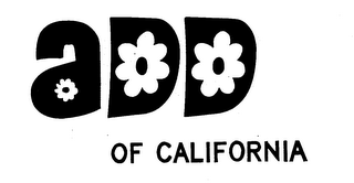 ADD OF CALIFORNIA logo