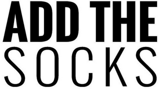ADD THE SOCKS logo