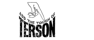 ADD THE TOUCH TERSON logo