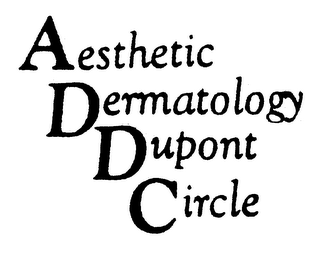 ADDC AESTHETIC DERMATOLOGY DUPONT CIRCLE logo