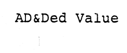 AD&DED VALUE logo