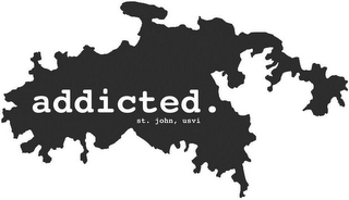 ADDICTED. ST. JOHN, USVI logo
