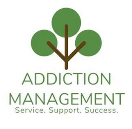 ADDICTION MANAGEMENT SERVICE. SUPPORT. SUCCESS. logo