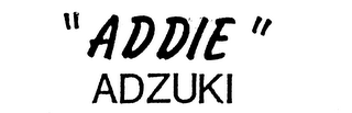 "ADDIE" ADZUKI logo