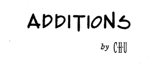 ADDITIONS BY CHU logo