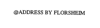 @ADDRESS BY FLORSHEIM GOLF logo
