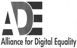ADE ALLIANCE FOR DIGITAL EQUALITY logo