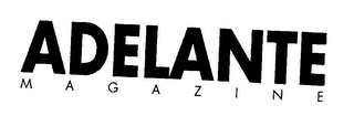 ADELANTE MAGAZINE logo