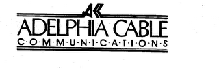 ADELPHIA CABLE C-O-M-M-U-N-I-C-A-T-I-O-N-S AC logo