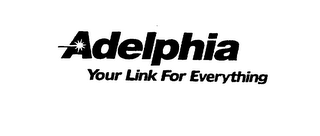 ADELPHIA YOUR LINK FOR EVERYTHING logo