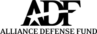 ADF ALLIANCE DEFENSE FUND logo
