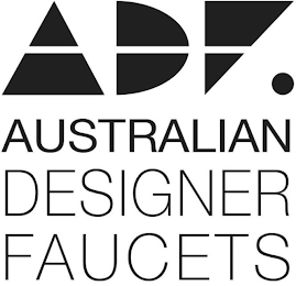 ADF. AUSTRALIAN DESIGNER FAUCETS logo