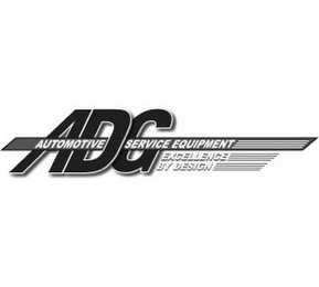 ADG AUTOMOTIVE SERVICE EQUIPMENT EXCELLENCE BY DESIGN logo