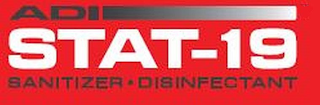 ADI STAT-19 SANITIZER DISINFECTANT logo