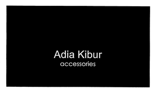 ADIA KIBUR ACCESSORIES logo