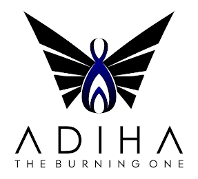 ADIHA THE BURNING ONE logo