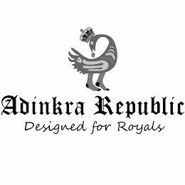 ADINKRA REBUBLIC DESIGNED FOR ROYALS logo
