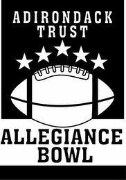 ADIRONDACK TRUST ALLEGIANCE BOWL logo