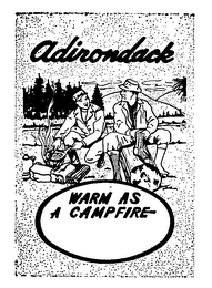 ADIRONDAX WARM AS A CAMPFIRE logo