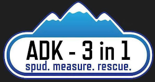 ADK - 3 IN 1 SPUD. MEASURE. RESCUE. logo