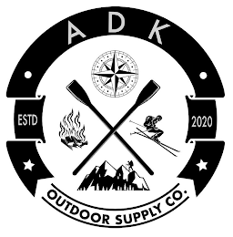 ADK ESTD 2020 OUTDOOR SUPPLY CO. logo