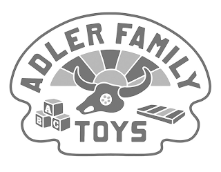 ADLER FAMILY TOYS ABC logo