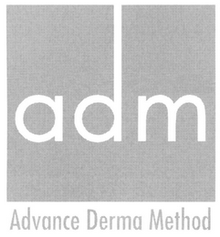 ADM ADVANCE DERMA METHOD logo
