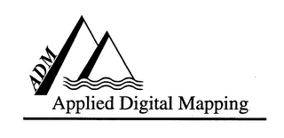 ADM APPLIED DIGITAL MAPPING logo