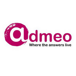 ADMEO WHERE THE ANSWERS LIVE logo