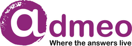 ADMEO WHERE THE ANSWERS LIVE logo