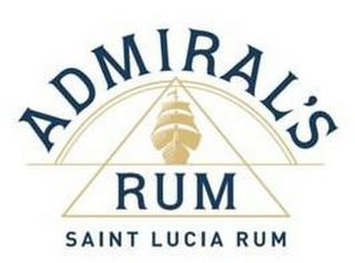 ADMIRAL'S RUM SAINT LUCIA RUM logo