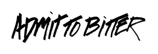 ADMIT TO BITTER logo