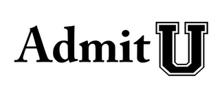 ADMIT U logo