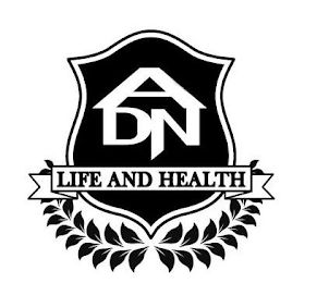 ADN LIFE AND HEALTH logo