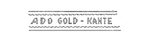 ADO GOLD-KANTE logo