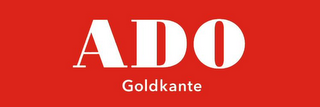 ADO GOLDKANTE logo