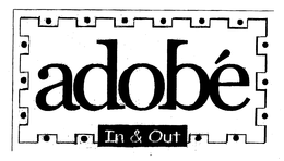 ADOBÉ IN AND OUT logo