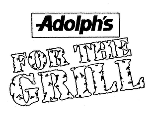 ADOLPH'S FOR THE GRILL logo