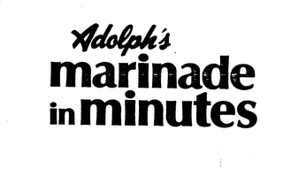 ADOLPH'S MARINADE IN MINUTES logo