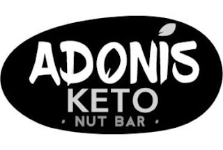 ADONIS KETO · NUT BAR · logo