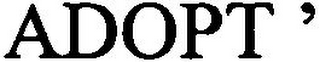 ADOPT' logo