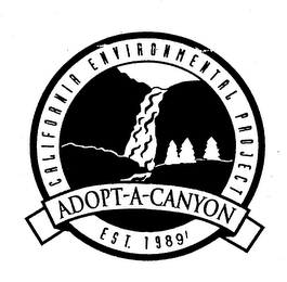 ADOPT-A-CANYON CALIFORNIA ENVIRONMENTAL PROJECT EST. 1989 logo