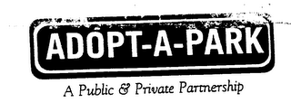 ADOPT-A-PARK A PUBLIC & PRIVATE PARTNERSHIP logo