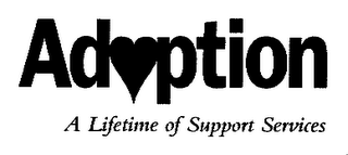 ADOPTION A LIFETIME OF SUPPORT SERVICES logo