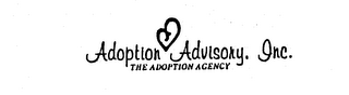 ADOPTION ADVISORY, INC. THE ADOPTION AGENCY logo