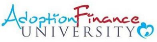 ADOPTION FINANCE UNIVERSITY logo