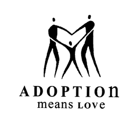 ADOPTION MEANS LOVE logo